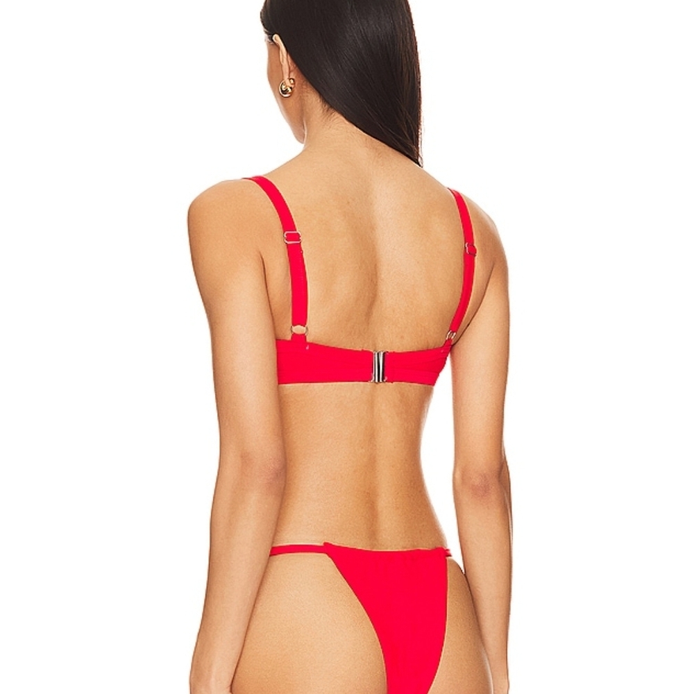 SUPERDOWN Red Women's Bikini TOP Size M. - Picture 2 of 12